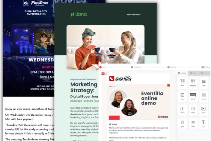 Event marketing newsletter examples for marketing automation