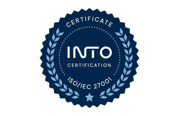 ISO/IEC 27001 certification by INTO