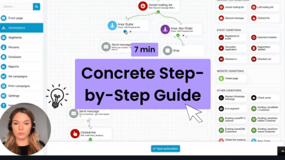 concrete step-by-step guide how to utilize marketing automation