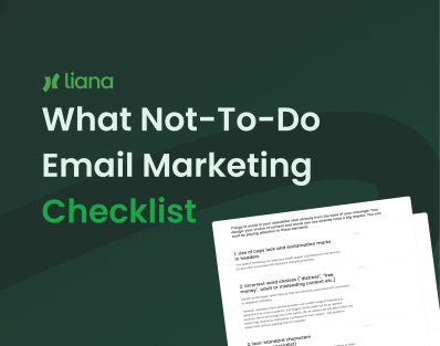 What Not-To-Do Email Marketing Checklist [PDF-download]