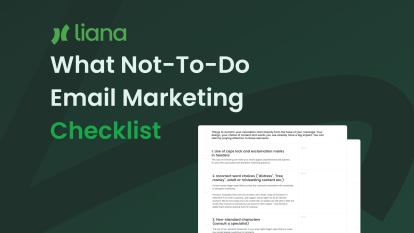 What Not-To-Do Email Marketing Checklist [PDF-download]