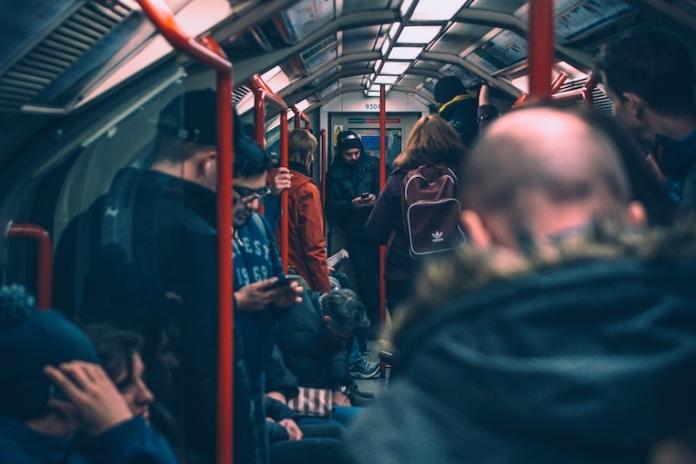 People traveling in metro