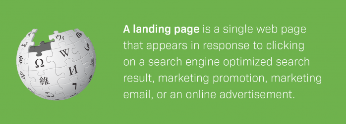 landing page definition