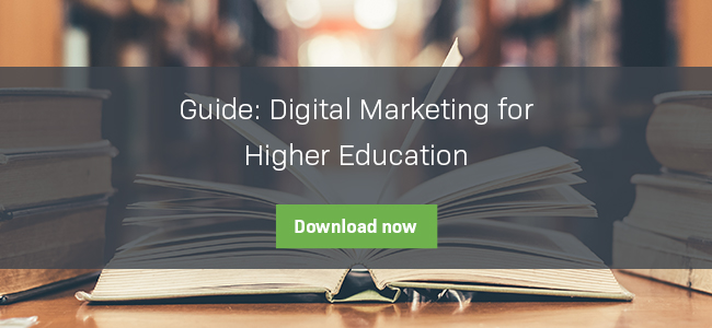 Download the guide to Digital Marketing for Higher Education